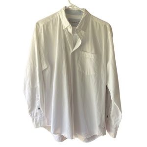 Bar Blues White Long Sleeve Men’s Shirt Size M